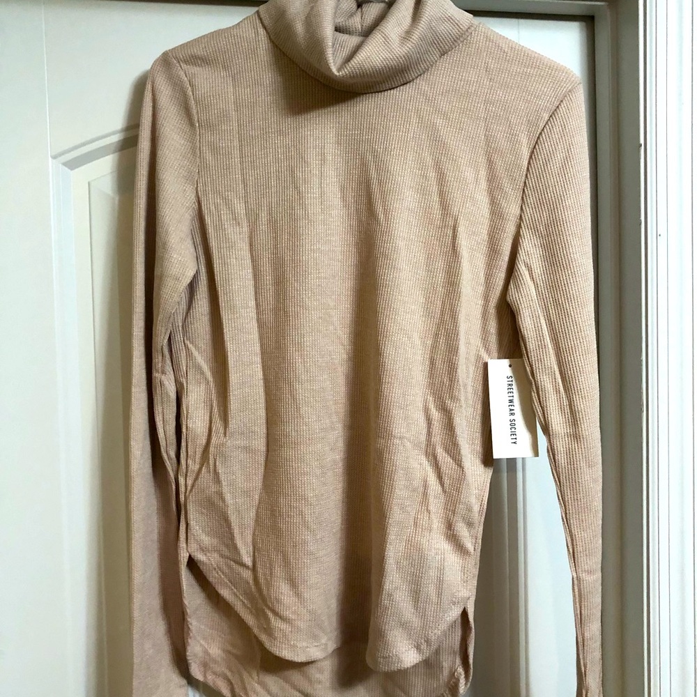 Charlotte Russe Size L Turtle Neck Long Sleeve